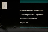 Introduction of Recombinant DNA-Engineered Organisms Into the Environment: Key Issues