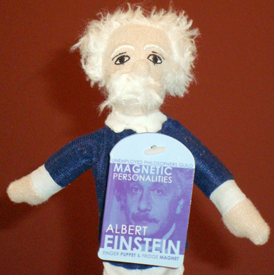 Einstein Finger Puppet 