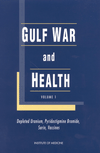 Link to Catalog page for Gulf War and Health: Volume 1. Depleted Uranium, Pyridostigmine Bromide, Sarin, and Vaccines