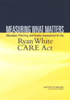 Link to Catalog page for Measuring What Matters:  Allocation, Planning, and Quality Assessment for the Ryan White CARE Act