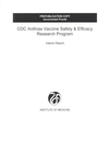 Link to Catalog page for CDC Anthrax Vaccine Safety & Efficacy Research Program: Interim Report