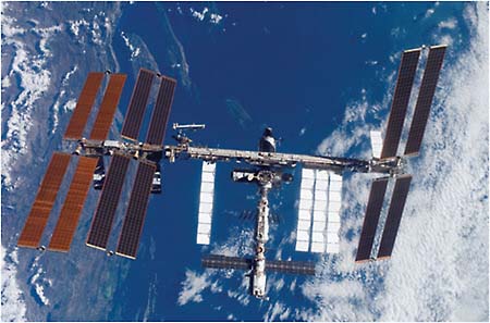 FIGURE 4.9 International Space Station, October 2007. SOURCE: Courtesy of NASA.