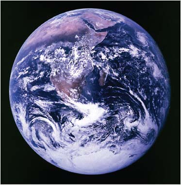 FIGURE 6.1 Earth from Space. SOURCE: Courtesy of NASA. Available at http://apod.nasa.gov/apod/ap010204.html.