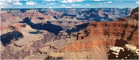 FIGURE 2.1 The stratigraphic section in the Grand Canyon records a time span from about 1.8 billion to 250 million years ago—a substantial fraction of Earth’s history. SOURCE: National Park Service.
