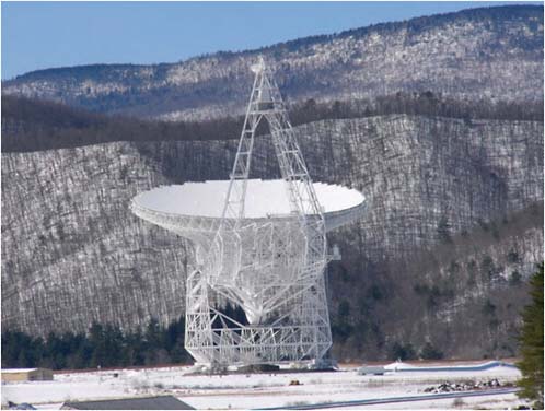 FIGURE 9.14 The Green Bank Telescope in West Virginia. SOURCE: NRAO/AUI.