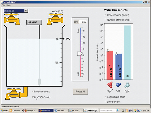 FIGURE 1-1 Example of a targeted simulation in PhET.