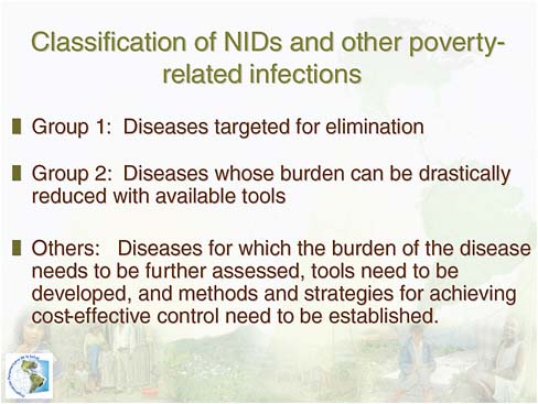 FIGURE WO-12 Classification of NIDs and other poverty-related infections.