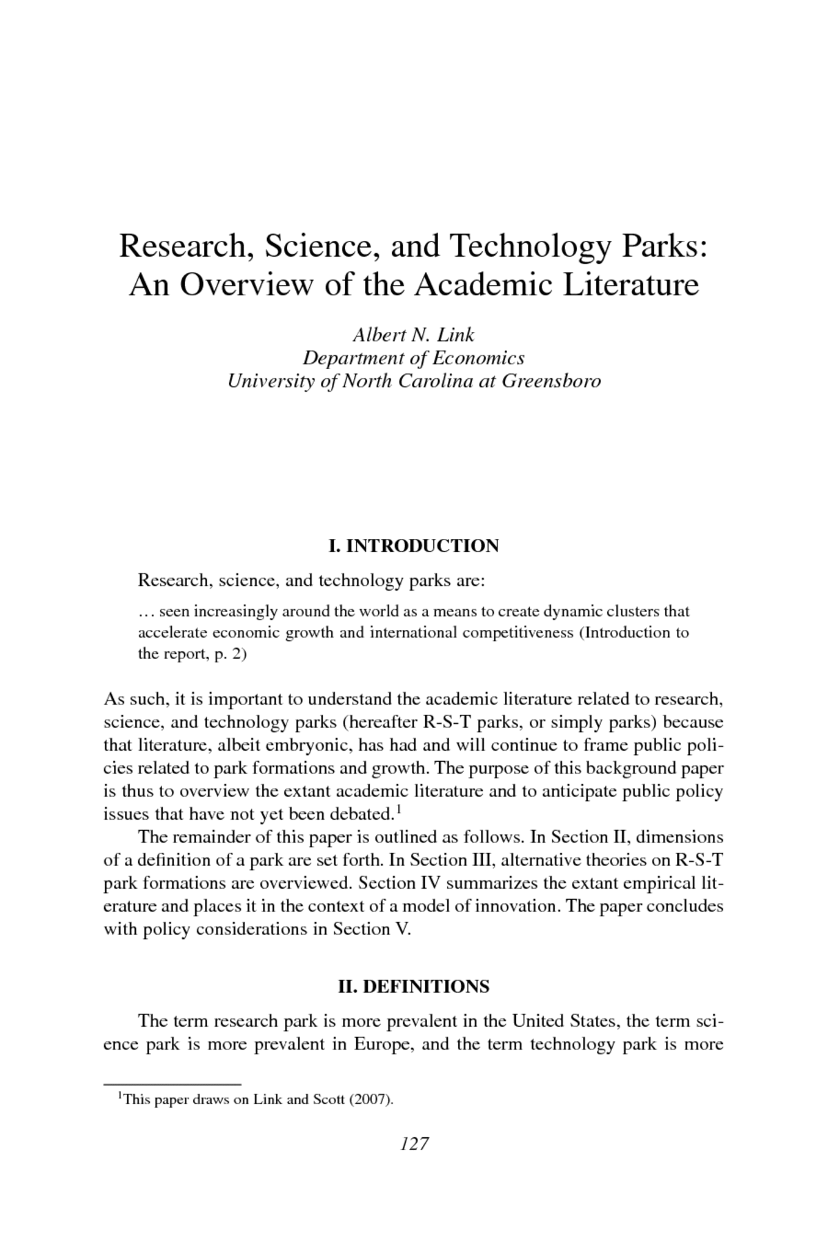 Research papers technology