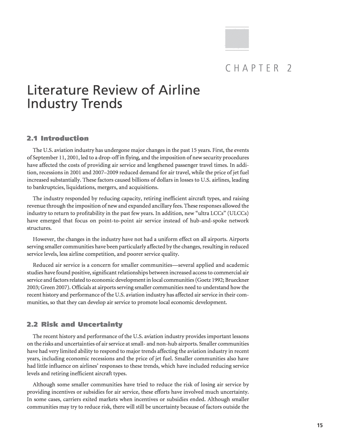 example of review of literature