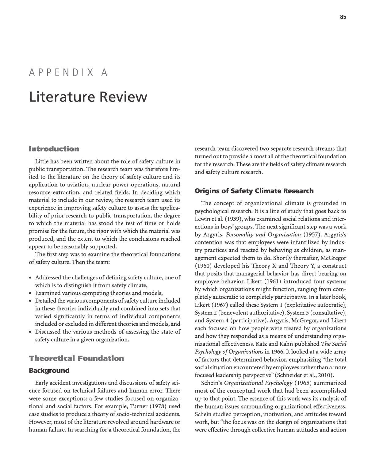 Literature review on organisational climate