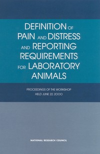 Cover Image: Definition of Pain and Distress and Reporting Requirements for Laboratory Animals: