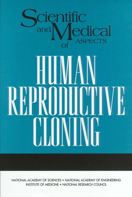 Cover:Scientific and Medical Aspects of Human Reproductive Cloning