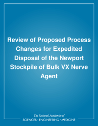 Review of Proposed Process Changes for Expedited Disposal of the Newport Stockpile of Bulk VX Nerve Agent
