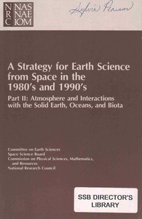 Cover Image: A Strategy for Earth Science from Space in the 1980's and 1990's