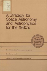 Cover Image: A Strategy for Space Astronomy and Astrophysics for the 1980s
