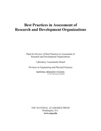Cover Image: Best Practices in Assessment of Research and Development Organizations