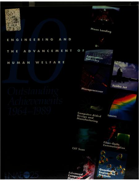 Cover:Engineering and the Advancement of Human Welfare: 10 Outstanding Achievements 1964-1989