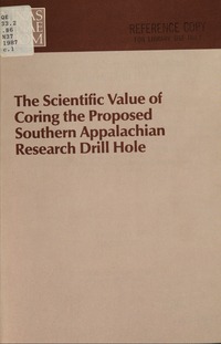 Cover Image: Scientific Value of Coring the Proposed Southern Appalachian Research Drill Hole
