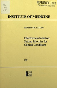 Cover Image: Effectiveness Initiative
