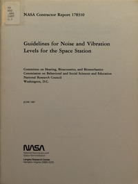 Cover Image: Guidelines for Noise and Vibration Levels for the Space Station