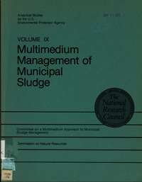 Cover Image: Multimedium Management of Municipal Sludge