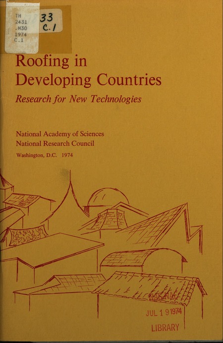 Roofing in Developing Countries: Research for New Technologies