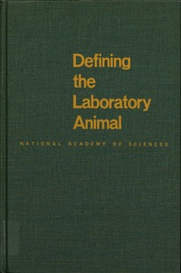 Cover Image: Defining the Laboratory Animal