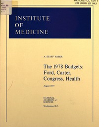 Cover Image: The 1978 Budgets