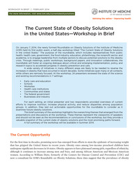 The Current State of Obesity Solutions in the United States: Workshop in Brief