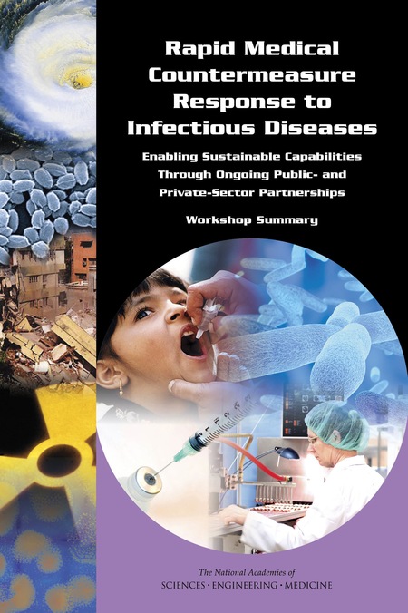 Cover:Rapid Medical Countermeasure Response to Infectious Diseases: Enabling Sustainable Capabilities Through Ongoing Public- and Private-Sector Partnerships: Workshop Summary