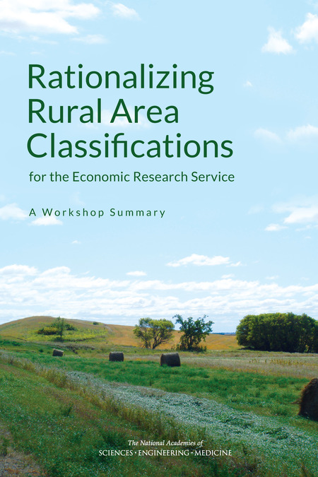 Cover:Rationalizing Rural Area Classifications for the Economic Research Service: A Workshop Summary