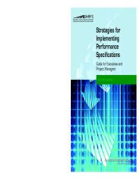 Cover Image: Strategies for Implementing Performance Specifications: Guide for Executives and Project Managers