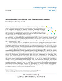New Insights into Microbiome Study for Environmental Health: Proceedings of a Workshop—in Brief