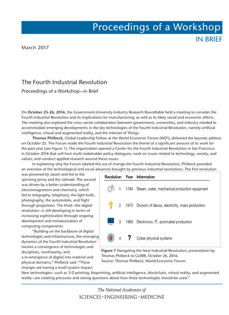 The Fourth Industrial Revolution PDF Free Download