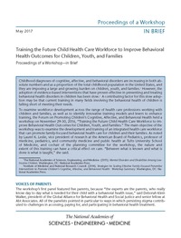 Training the Future Child Health Care Workforce to Improve Behavioral Health Outcomes for Children, Youth, and Families: Proceedings of a Workshop--in Brief