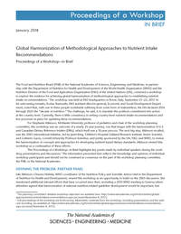 Global Harmonization of Methodological Approaches to Nutrient Intake Recommendations: Proceedings of a Workshop—in Brief
