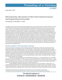 Astrochemistry: Discoveries to Inform the Chemical Sciences and Engineering Communities: Proceedings of a Workshop–in Brief
