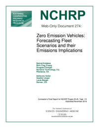Zero Emission Vehicles: Forecasting Fleet Scenarios and their Emissions Implications