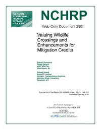Valuing Wildlife Crossings and Enhancements for Mitigation Credits