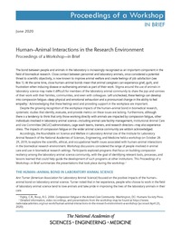 Human-Animal Interactions in the Research Environment: Proceedings of a Workshop—in Brief