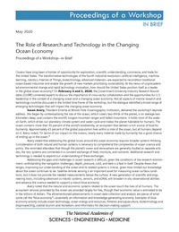 The Role of Research and Technology in the Changing Ocean Economy: Proceedings of a Workshop–in Brief