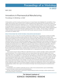 Innovations in Pharmaceutical Manufacturing: Proceedings of a Workshop—in Brief