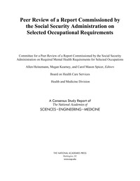 Peer Review of a Report Commissioned by the Social Security Administration on Selected Occupational Requirements
