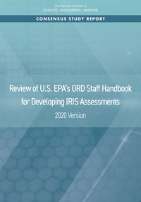 Cover Image: Review of U.S. EPA's ORD Staff Handbook for Developing IRIS Assessments