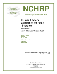 Cover Image: Human Factors Guidelines for Road Systems 2021 Update, Volume 2: Conduct of Research Report