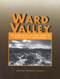 Ward Valley: An Examination of Seven Issues in Earth Sciences and Ecology