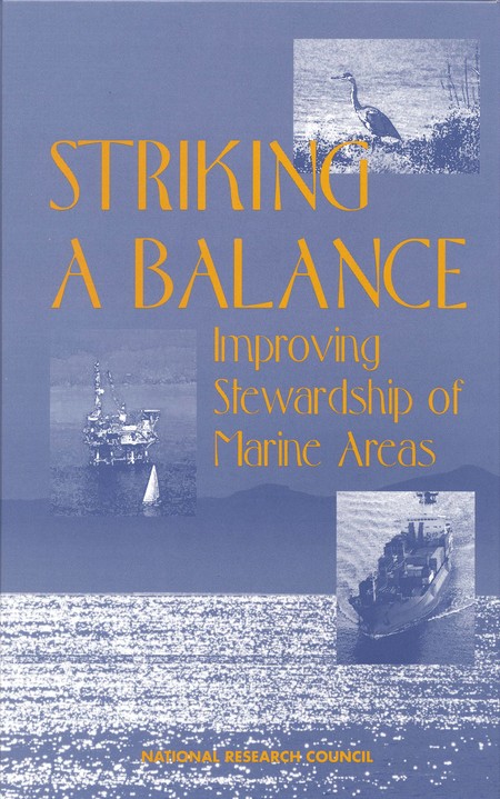Cover:Striking a Balance: Improving Stewardship of Marine Areas
