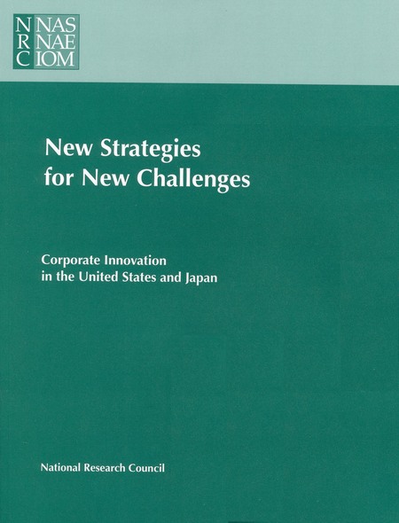 Cover:New Strategies for New Challenges: Corporate Innovation in the United States and Japan