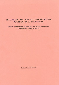 Electrometallurgical Techniques for DOE Spent Fuel Treatment: Spring 1998 Status Report on Argonne National Laboratory's R & D Activity