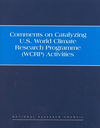 Comments on Catalyzing U.S. World Climate Research Programme (WCRP) Activities